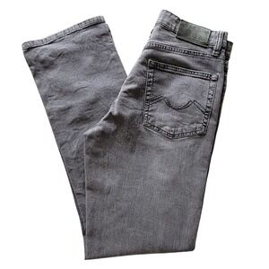 Urban Star Jeans Mens 30x32 Gray Straight Leg Premium Apparel Stretch Denim